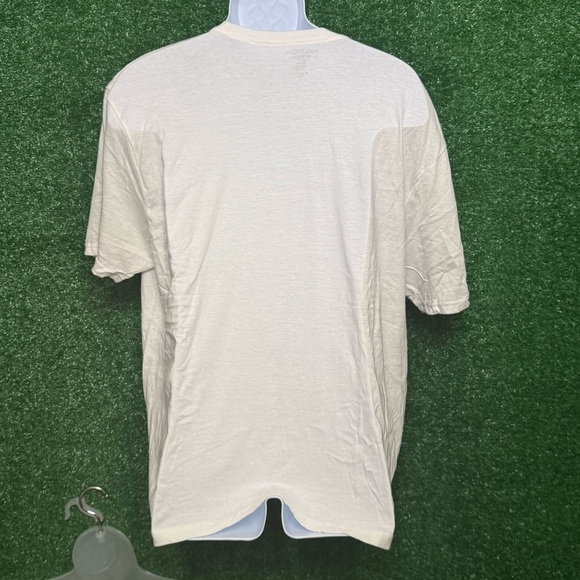Nautica White Short Sleeve Tee Classic Crew Neck - Picture 2 of 4